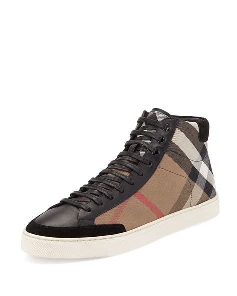 black burberry men shoes|burberry shoes men high top.